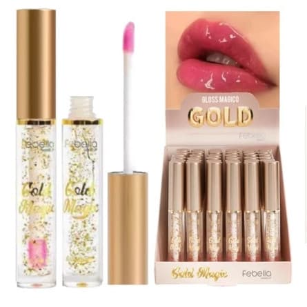 Lip Gloss Gold Magic Febella BM40117