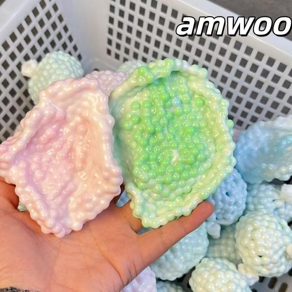 AMWOO Vacuum Squishy , Bola De Estresse Macia Modelável , Alívio De Ansiedade , Areia Barulhenta , Brinquedo De Aperto D