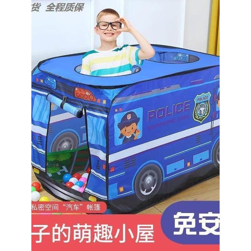 Crianças interior carro Playhouse brinquedos meninos meninas pequena casa dobrável piscina jogar casa tenda inflável