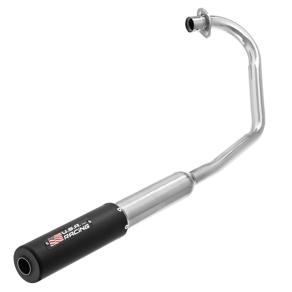 Escapamento em Aço Pro Tork Modelo Usa Racing Moto Compativel Titan 150 Esd 2004 2005 2006 2007 2008