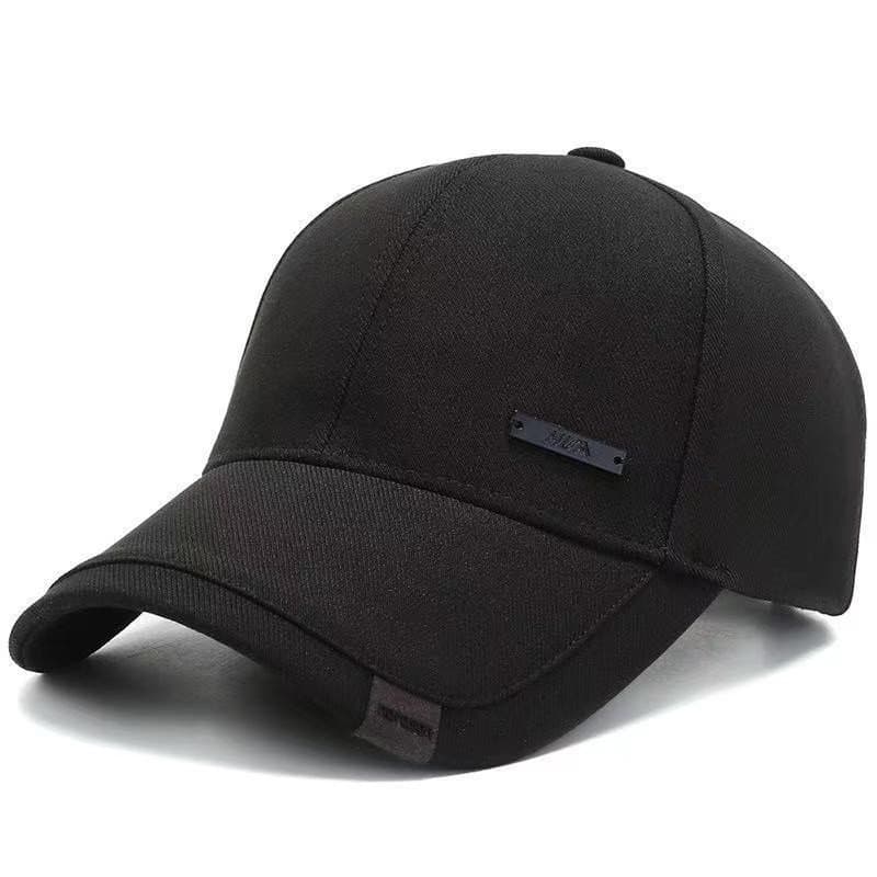 Boné De Beisebol Preto Unissex Proteção Solar/Vermelho Algodão Ajustável Nas Costas Para Casuais E Esportivos