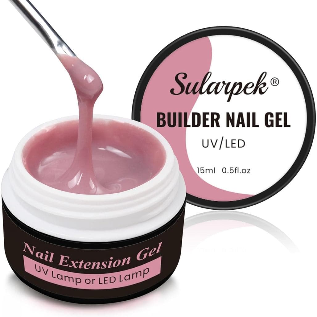 Gel Construtor de Unhas UV Sularpek, Gel Construtor de 15 ML, Base UV para Unhas, Gel Construtor de Unhas, para