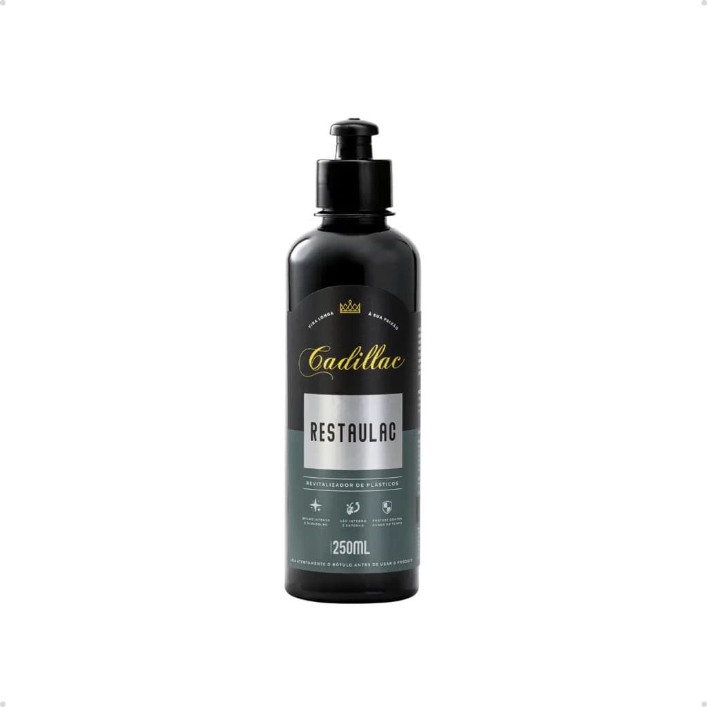 Restaulac Revitalizador De Plástico Premium 250ml Cadillac