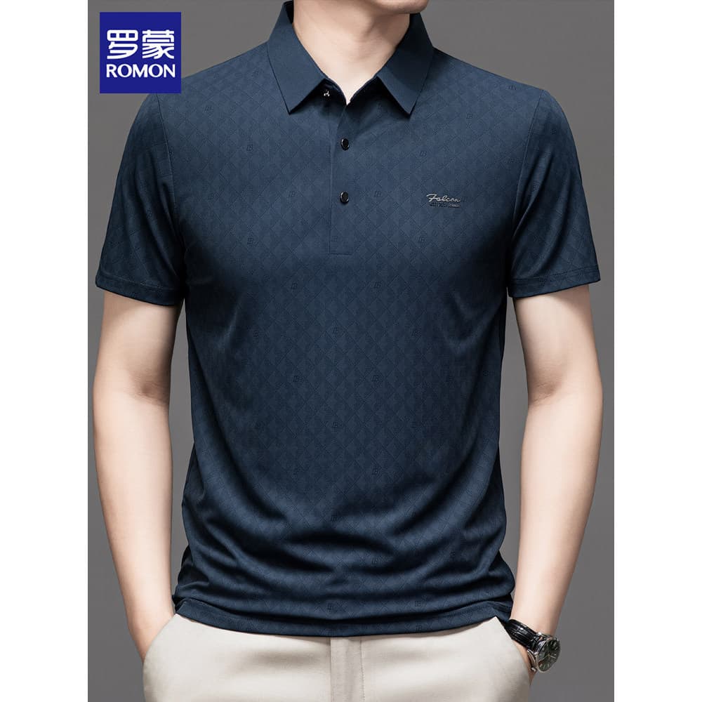 Lomon Camiseta masculina de manga curta de seda gelada de secagem rápida roupas superiores na moda verão novo estilo Cas