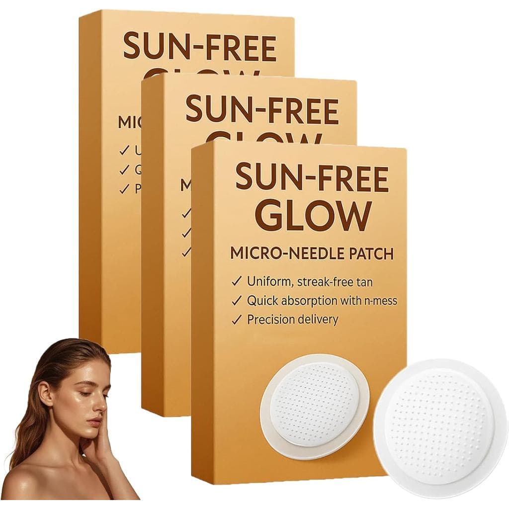PurevLab Sun-Free Glow Micro-Needle Patch para Bronzeamento, 2026 Adesivos para Bronzeamento Sem Sol, 1 Pacote com 7 Peç