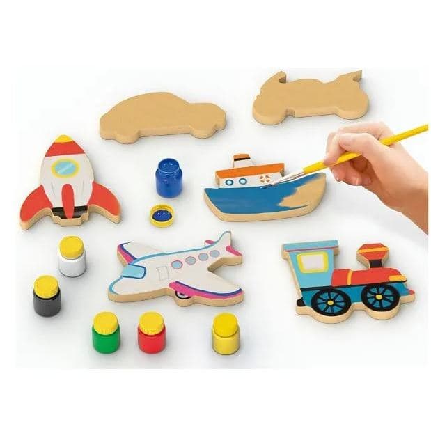 Kit Colorir E Brincar Meios De Transporte Junges