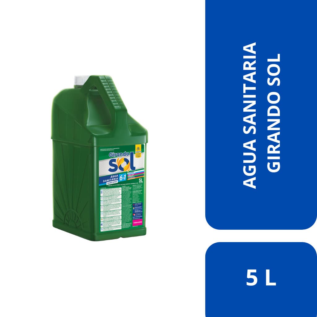 Alvejante Sanitario Girando Sol - 5 Litros