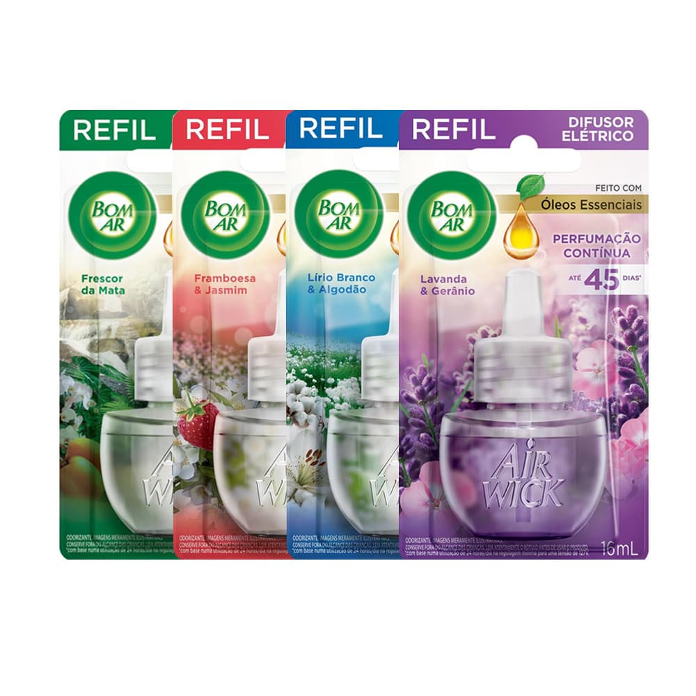 Refil Difusor Bom Ar Air Wick Aromas 16ml
