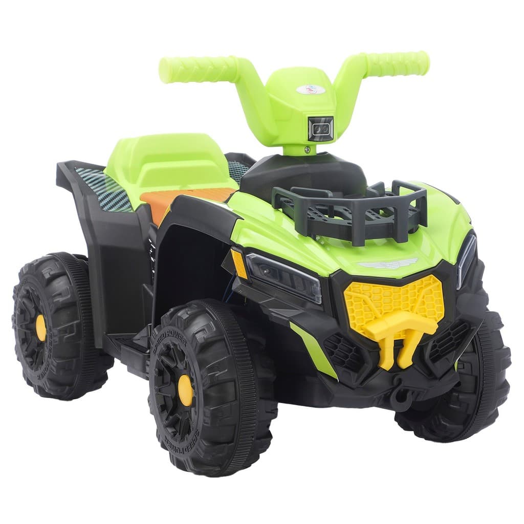 Quadriciclo Infantil Elétrico 6v Com Luz E Som Carregador Adventure Verde Menino Até 30 kg - Unitoys