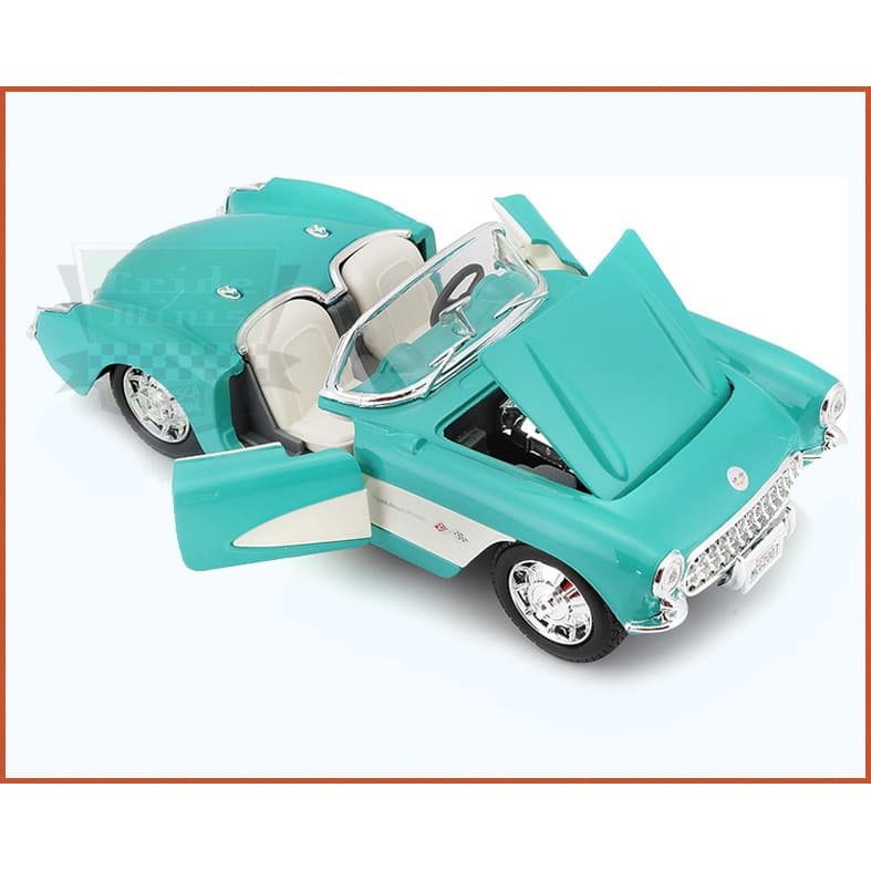 Chevrolet Corvette Conversível 1957 - escala 1/24