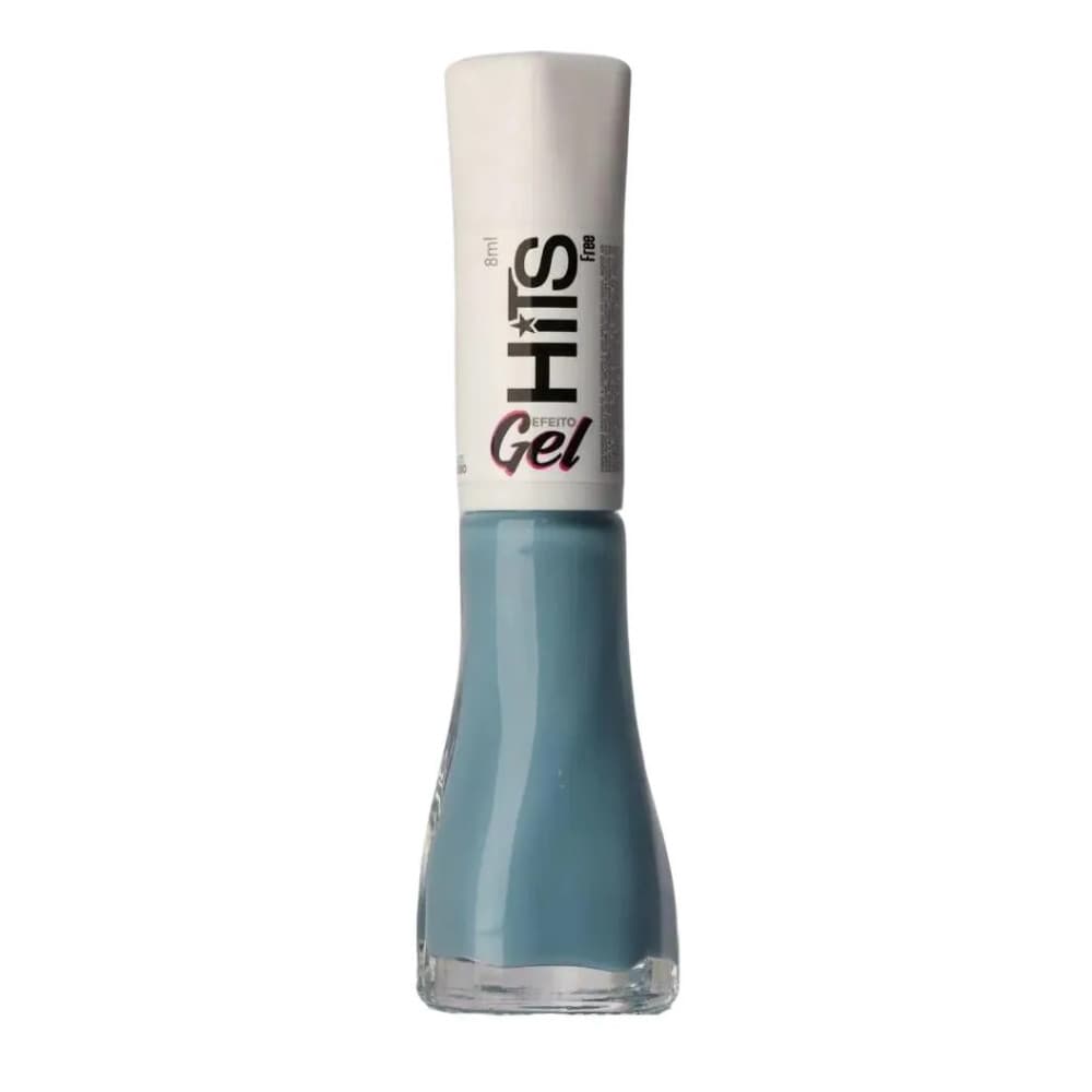 Esmalte Hits Cremoso Efeito Gel Baby Blue 8ml