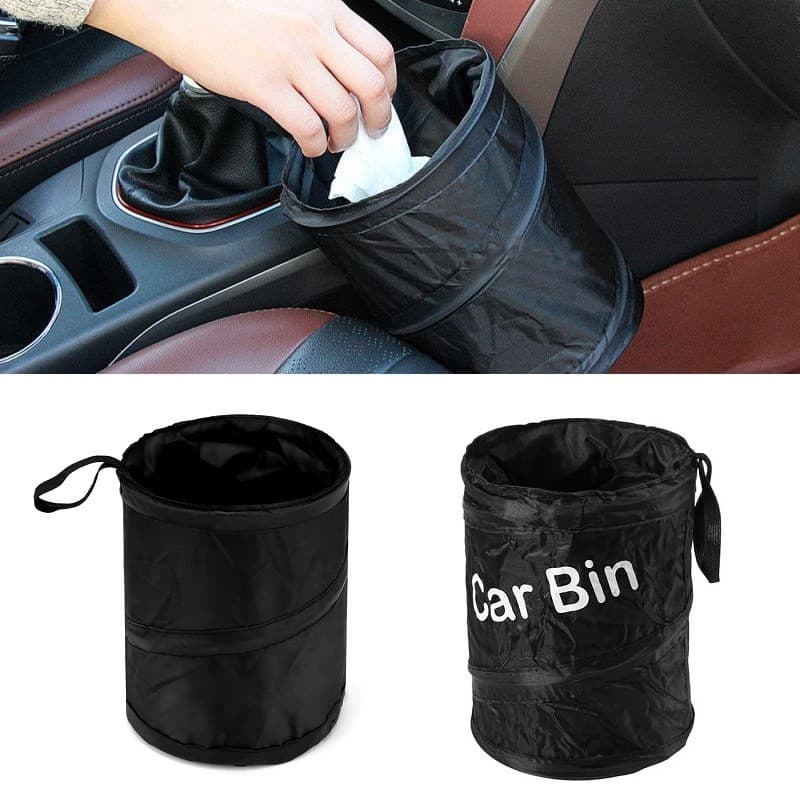 Universal Viajando Portátil Carro Dobrável Pop-Up Pode Lixo Saco De À Prova De Vazamento Lixeira Automática