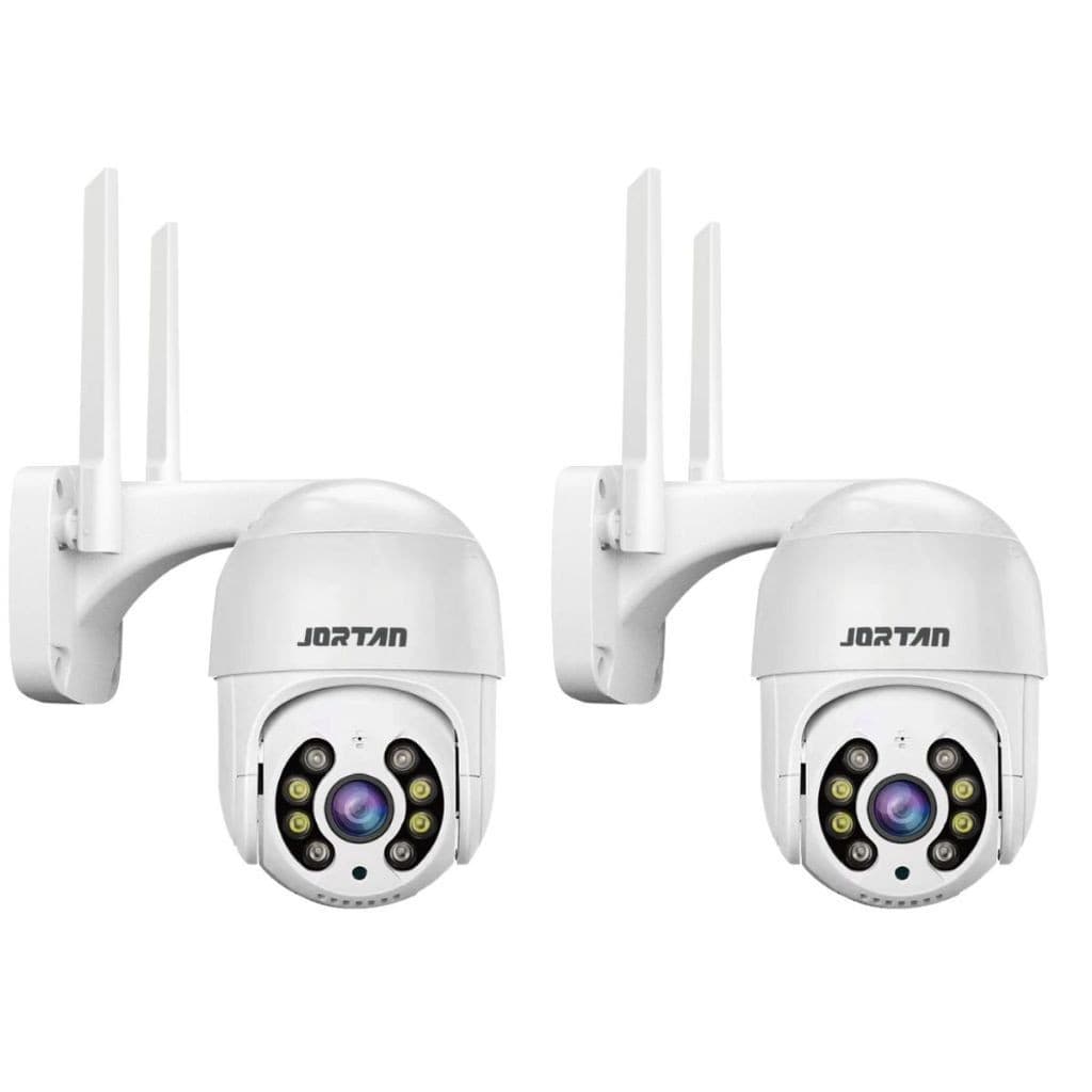 Kit 2 Câmera de Segurança IP Wi-fi Branco Externa Infravermelho Full HD - com App ICSee