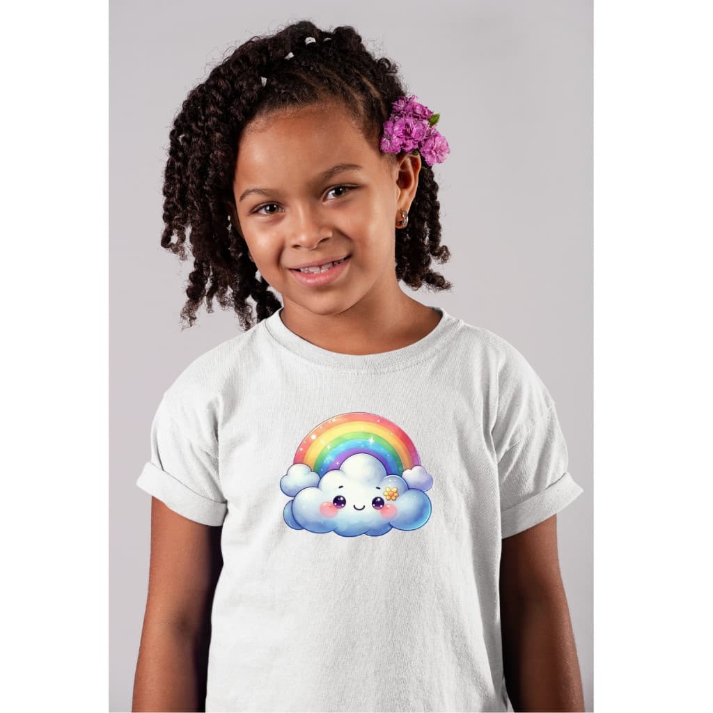 Roupa Infantil Nuvém Arco Iris Colorido Lindo Fofo