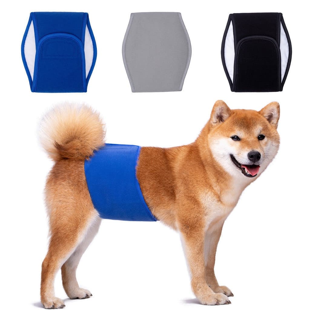 Petmall Male Dog (7 colors) Waterproof Calças Fisiológicas Para Cães De Estimação Fraldas Reutilizáveis