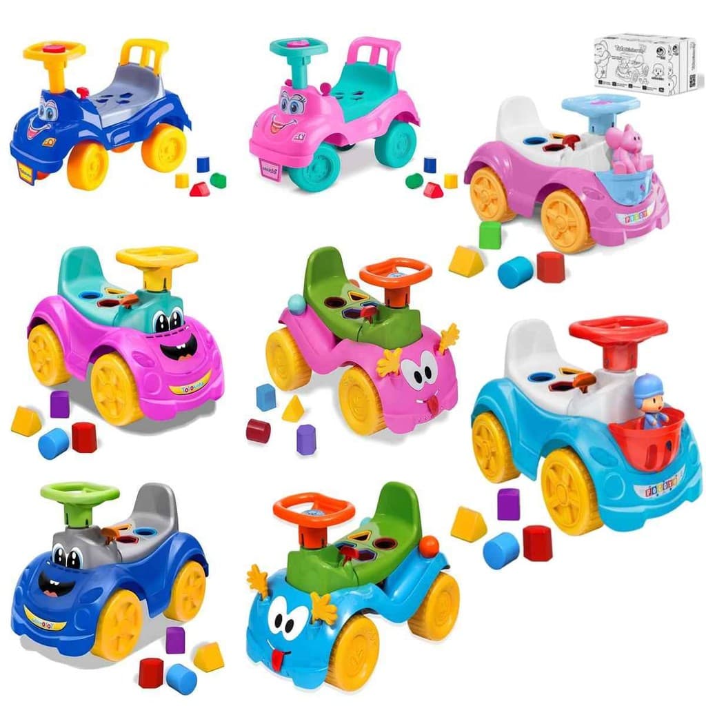 Totokinha Andador Didática Com Blocos Cores e Modelos Cardoso Toys