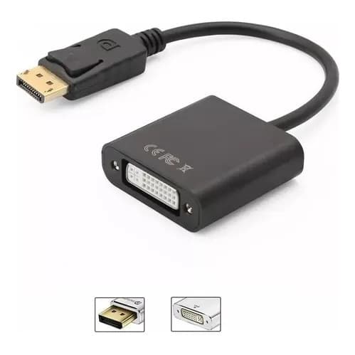Adaptador Displayport Macho Para Dvi (24+5) Femea 4k