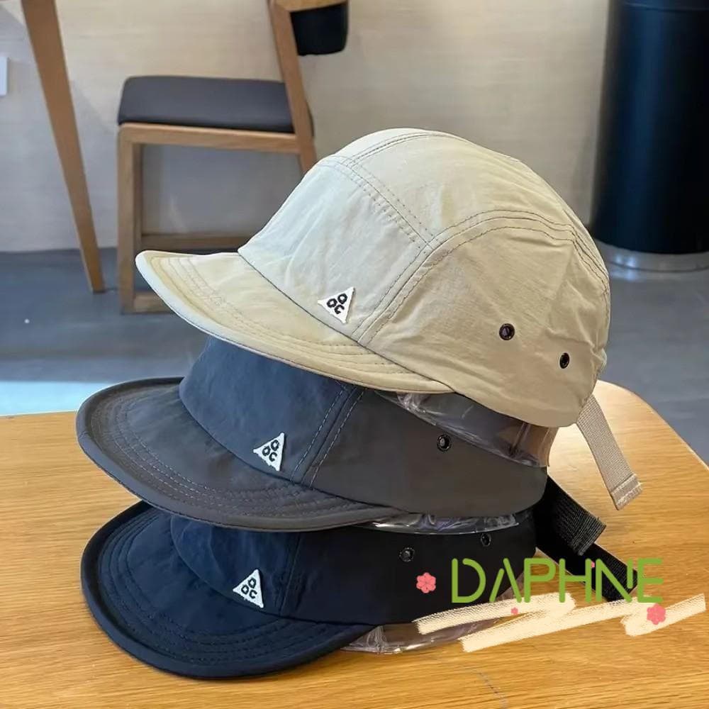 Boné De Beisebol DAPHNE , Bico De Pato De Aba Curta De Secagem Rápida , Chapéu De Sol Com Proteção Solar Ajustável , Fem