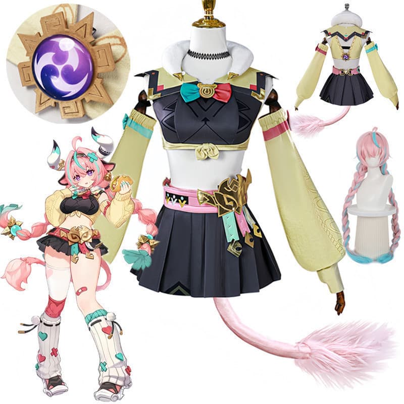 2025 Jogo Genshin Impacto Varesa Cosplay Traje Conjunto Completo Uniforme Outfis Festa De Halloween Para Mulheres Menina