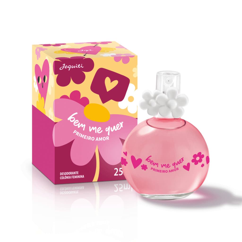 Perfume Infantil Jequiti Menina Bem-me-quer Primeiro Amor Colônia  25 Ml