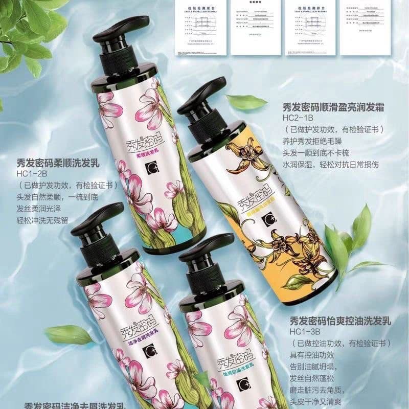 Saint Wina Hair Code Yishuang Shampoo Anticaspa Controle de Óleo Fragrância de Longa Duração Shampoo Nutritivo Suave Hom