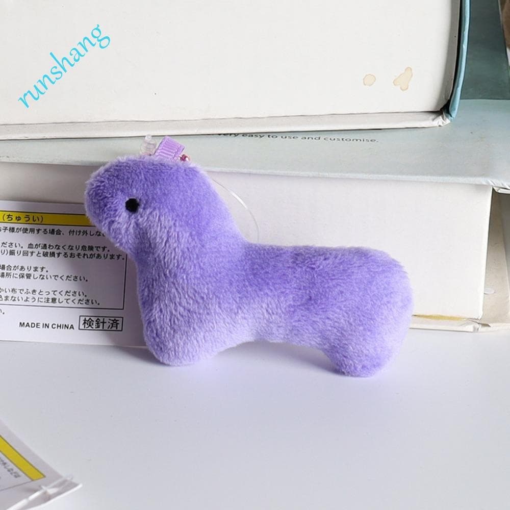 Chaveiro De Dinossauro De Pelúcia RUNSHANG , Pingente De Boneca Macia Bolsa Fofo De Desenho Animado