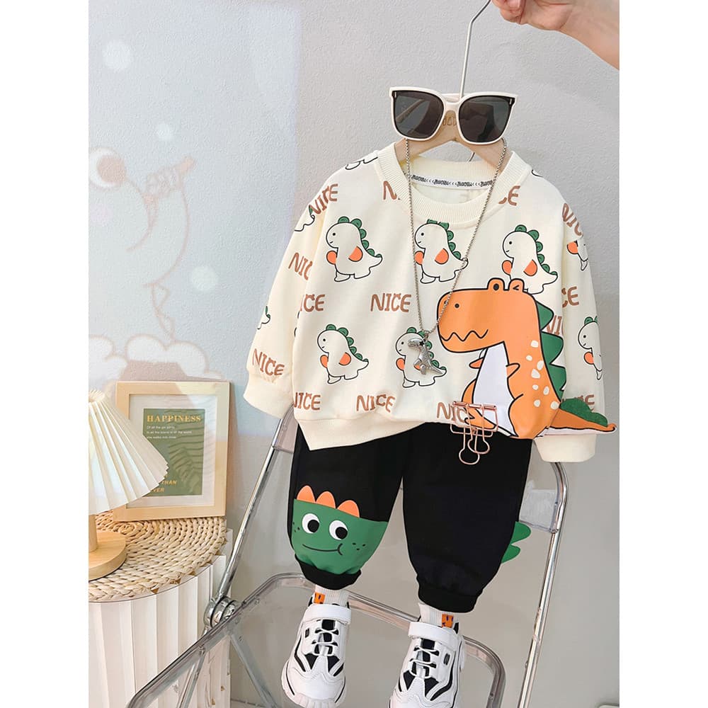 Meninos outono terno 2026 novo estilo moda crianças primavera outono estilo bebê rufião bonito roupas infantis de um ano