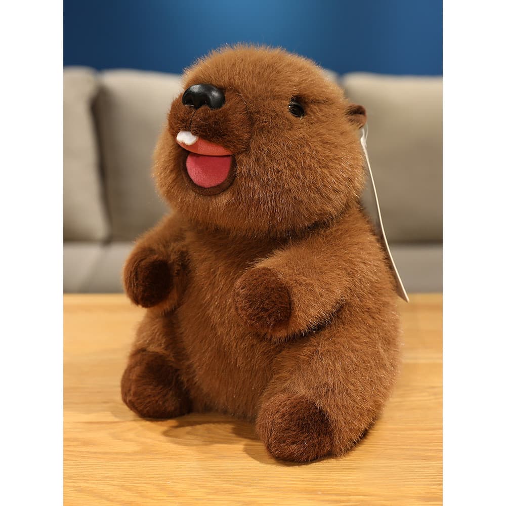 Gritando Groundhog Boneca Brinquedo de Pelúcia Boneca Crianças Dormindo Travesseiro Boneca Presente de Aniversário Menin
