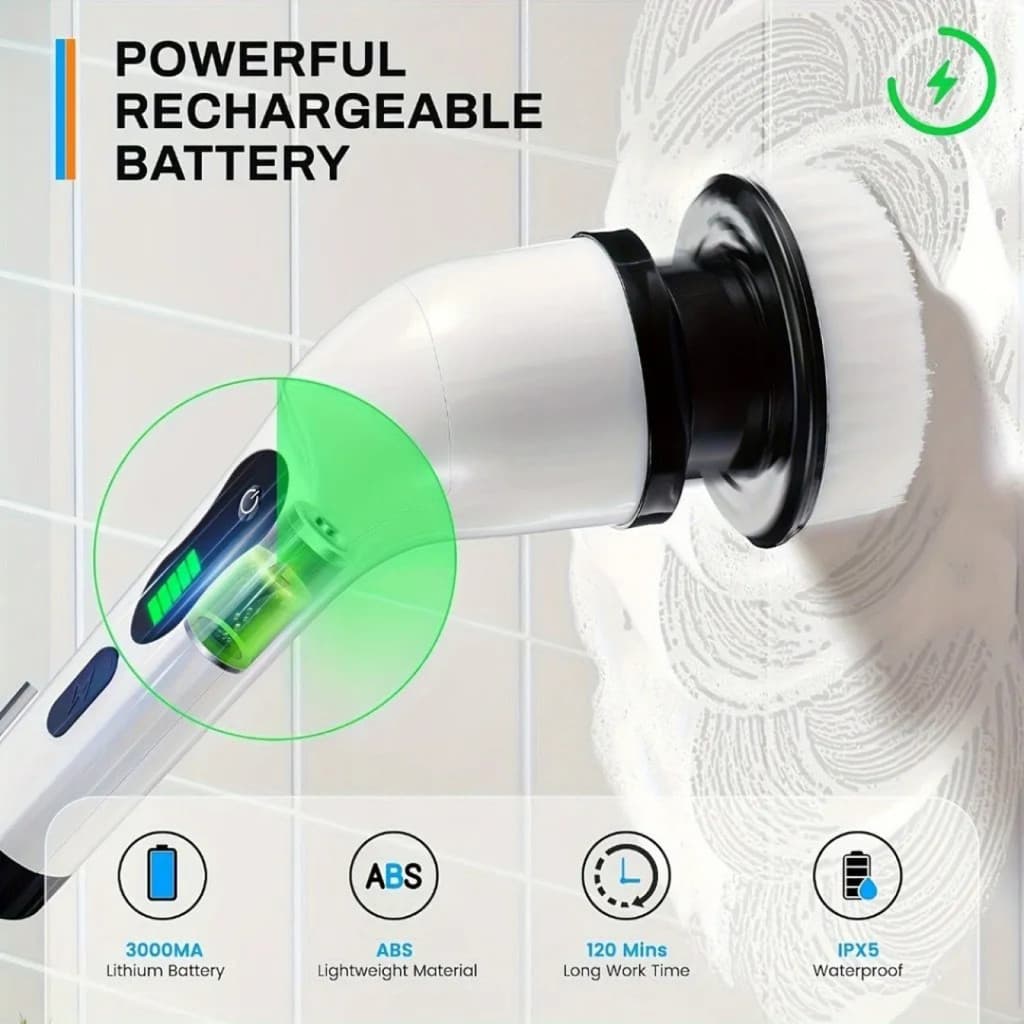 Escova De Limpeza Elétrica