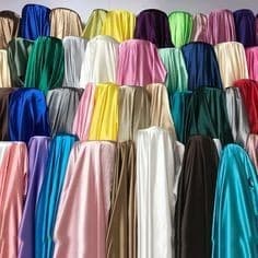 Tecido Cetim Charmousse 1,50M Largura Cetim Liso Várias Medidas