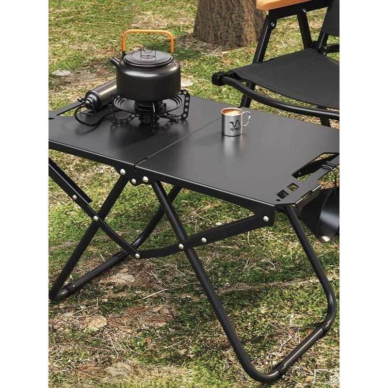 Mesa dobrável multifuncional para acampamento, pequena mesa de chá, bom piquenique, equipamento de acampamento, mesa tát