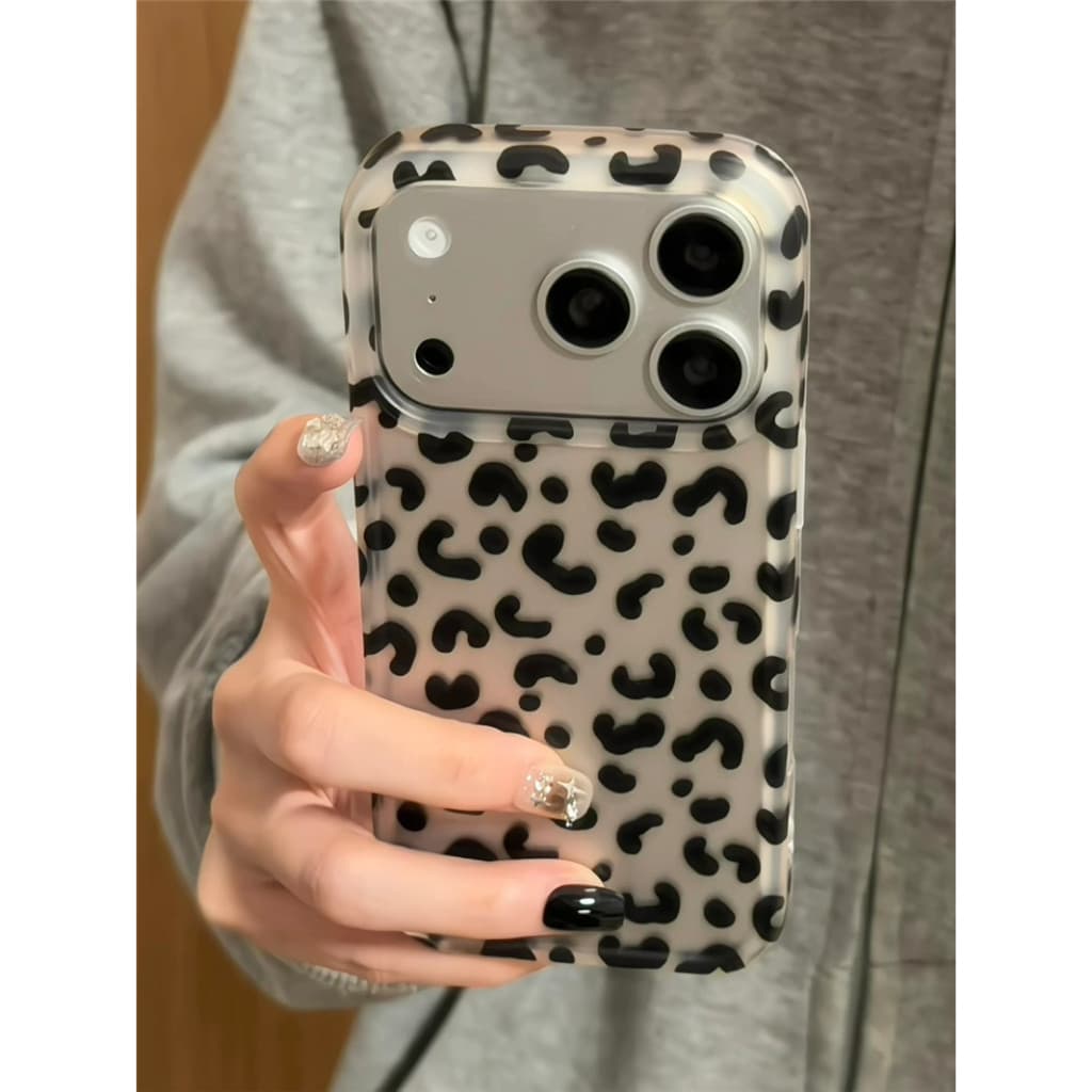 iPhone 17 Pro max Padrão De Leopardo TPU materia Processo IMD Capa De Telefone