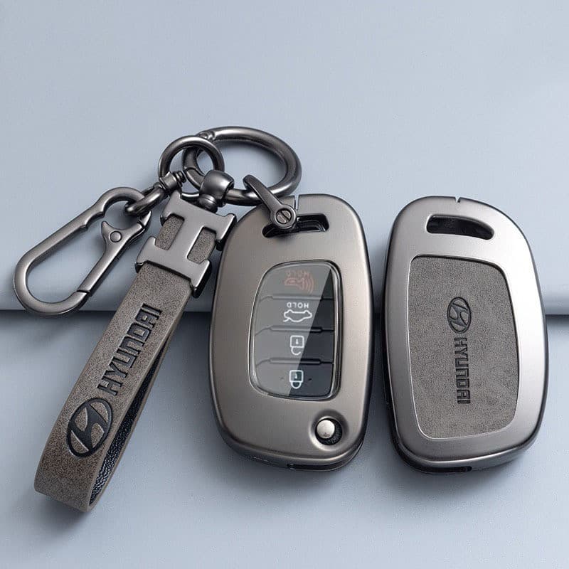 Adequado para o Hyundai HB20 de 2019 e todos os modelos HB, estojo para chave feito de liga de zinco, acessório.   MZPW
