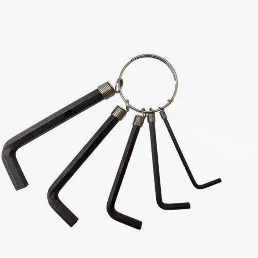 Ferramenta Chave Allen Hexagonal L 5 Peças – Kit  2,0 a 6mm