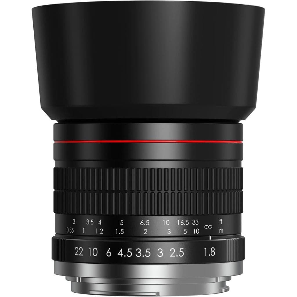 Lente Telefoto EF 85mm f1.8 - MF para Canon EOS Rebel T8i/T7i/T7/T6i/T5/T3i/T2i/XSi/XS/SL3/SL2/T100/90D/80D/70D/5D Mark