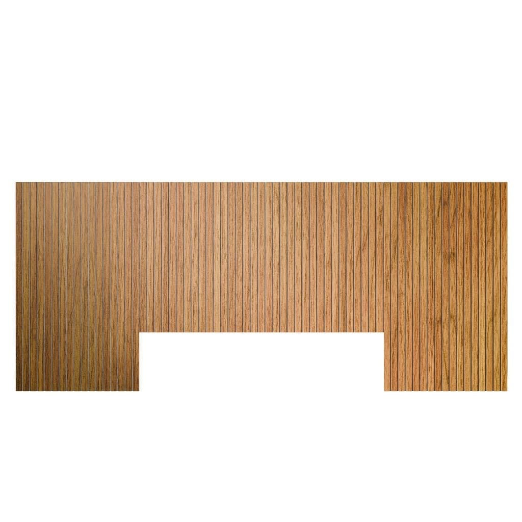 Painel Cabeceira Ripada Para Cama Solteiro Casal Queen King Quarto Cor Nature