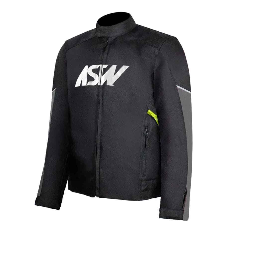 Jaqueta Motociclista Asw Legion Masculina Preto Chumbo Moto