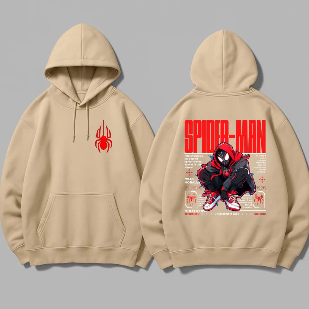 Moletom Canguru Spider Man Homem Aranha Confortável 100% Algodão Envio Rápido