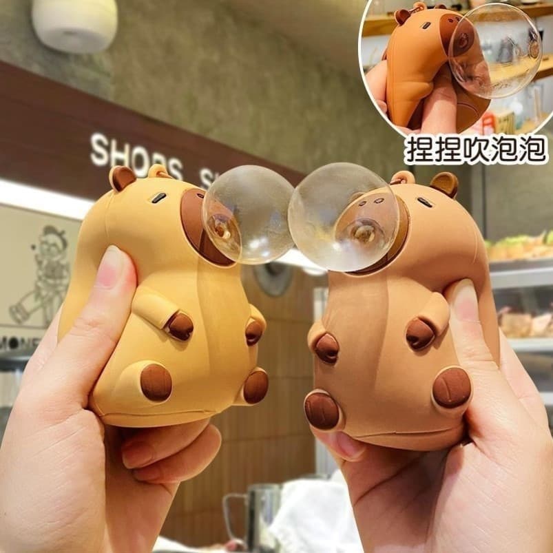 Kit Squishy Atacado Squishy Anti Stress Brinquedo de Apertar Macio Grande capivara cuspe bolha pitada música brinquedo d