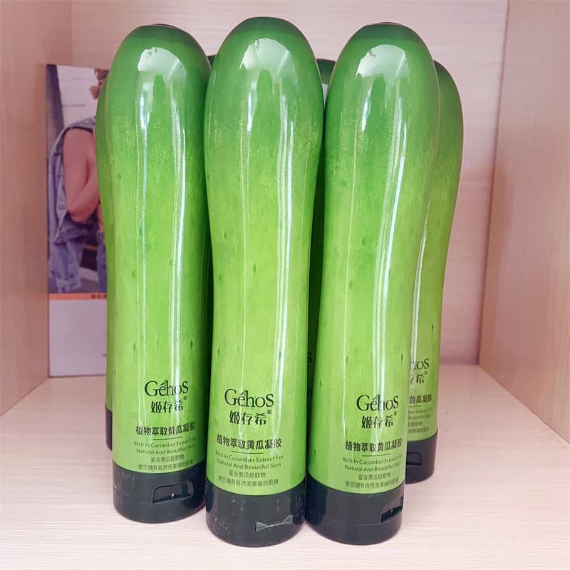 Ji Cunxi Reparação de Goma de Pepino Após Sol Extrato de Planta Gel Hidratante Calmante Desbotamento Linhas Finas Produt