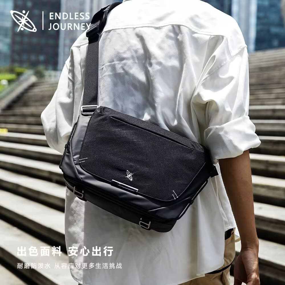 Céu estrelado estrelas mensageiro saco de ombro masculino mochila funcional saco do mensageiro passeio portátil Commuter