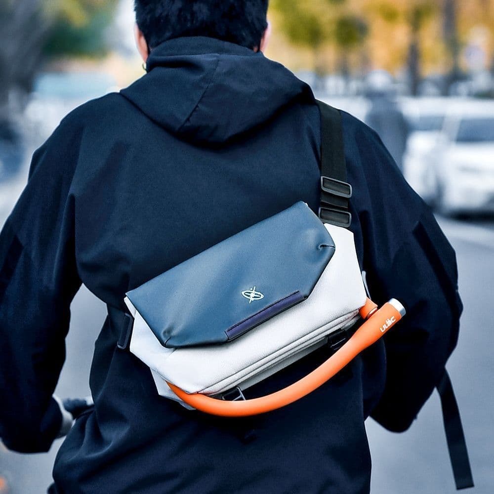 Nebulosa liberação rápida fivela magnética funcional saco do mensageiro bolsa de ombro masculina nicho bolsa multifuncio