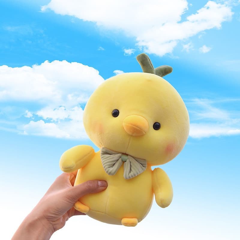 Boneca de Pelúcia Pintinho Amarelo de 25cm