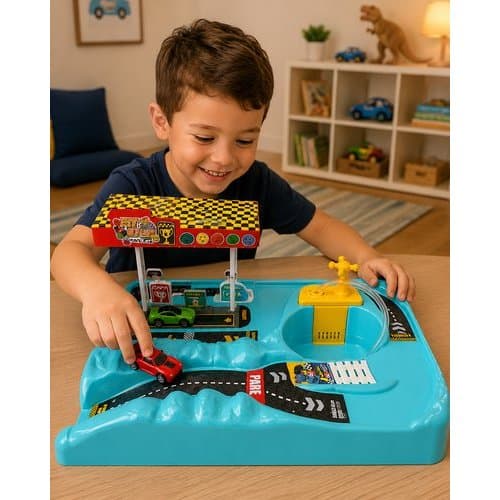 Pista Infantil Turma da Monica Posto Gasolina Lava Rapido Veiculos Diversao Educativo Criancas