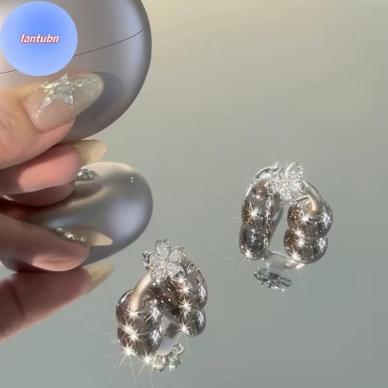 LANTUBN 1 Par De Clipe Bule Com Design De Zircônia Para Melhorar O Diâmetro Do Fone De Ouvido Fashion BR