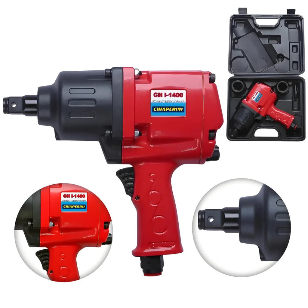 Chave de Impacto Pneumática 3/4" Twin Hammer Chiaperini CH I-1400 RED Profissional