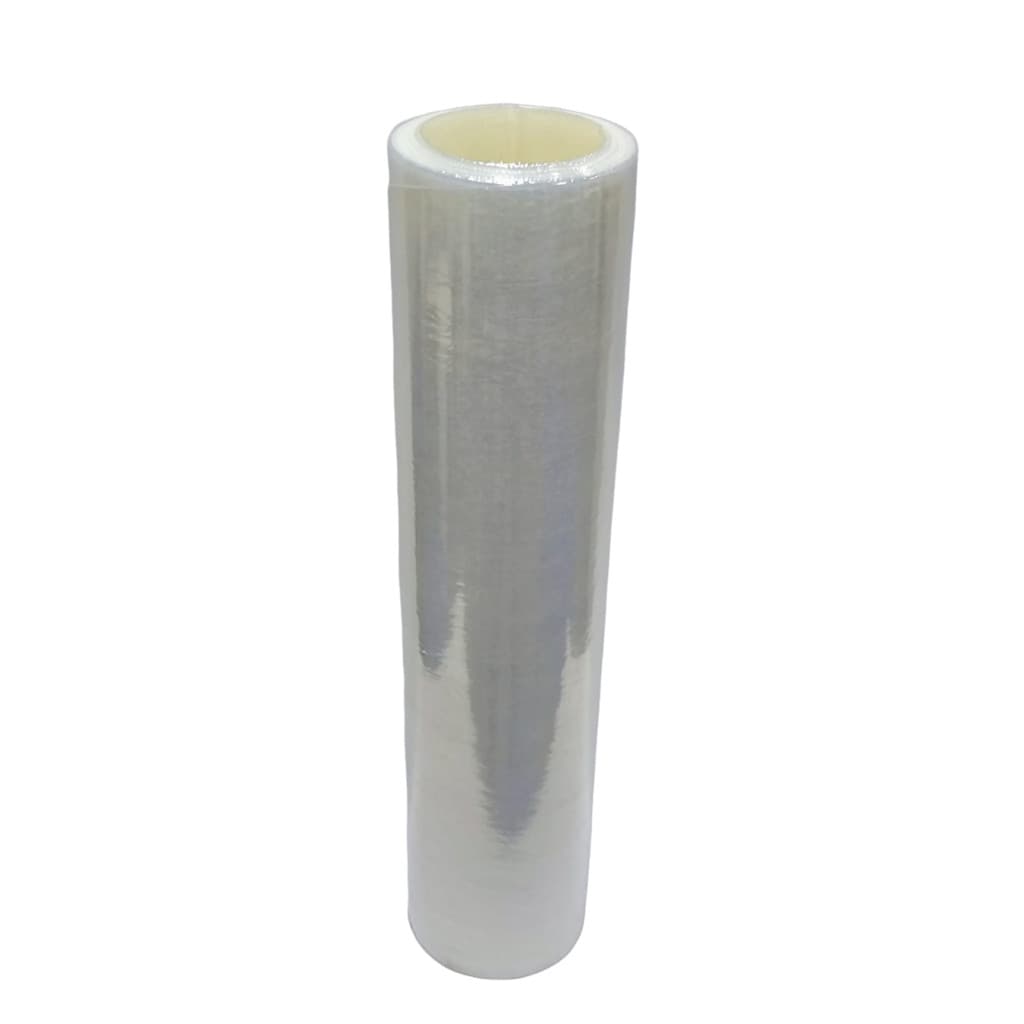 Filme stretch transparente 500x25 1,0kg sem tubete bobina plastico estiravel embalagem Logistica