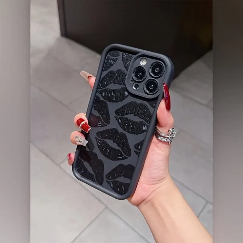Capa de Celular luxo antiderrapante  para capinha iPhone 13 7 14 8 capinhas iphone X XS XR 12 15 16 11 Pro Max Plus