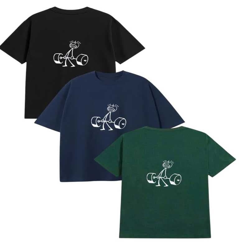 Camiseta DTF Academia Unissex Algodão Cores