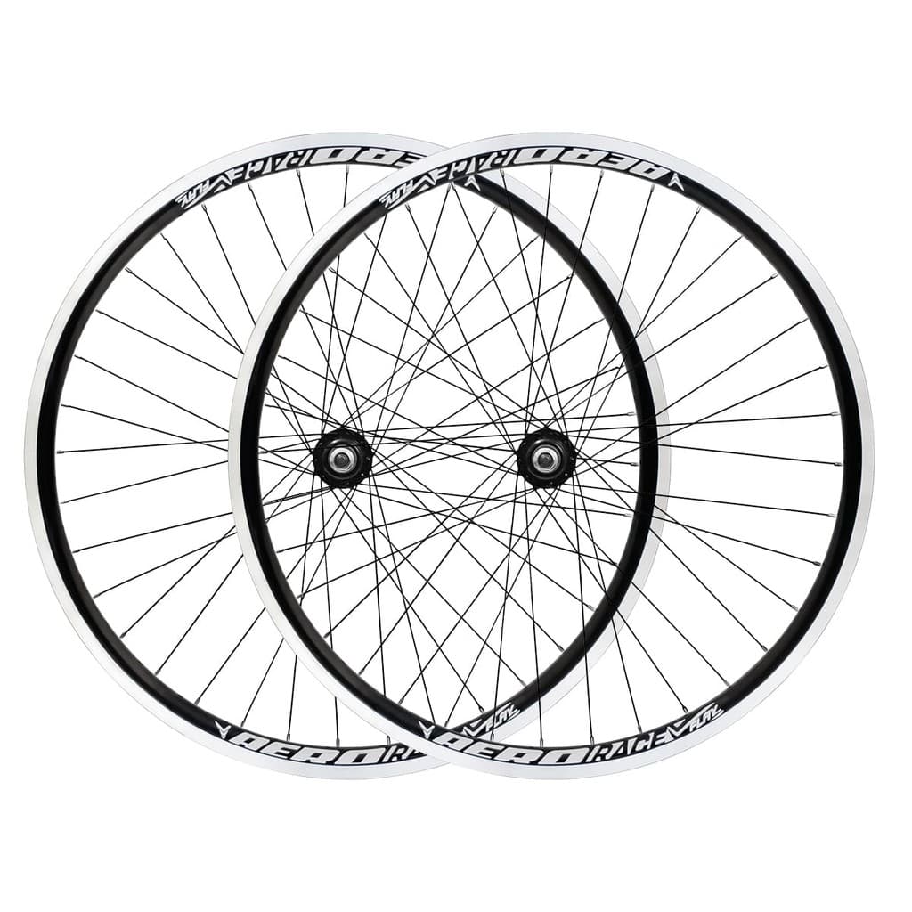 Par Roda Aro 26 Flay Freio a Disco e V-Brake Parede Dupla 36F Cubo Rosca - Enviada Montada